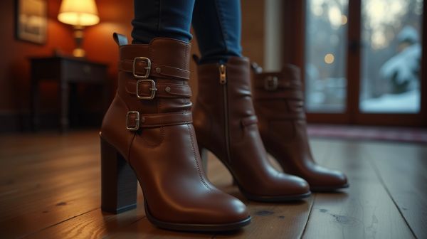 Bottines haute : le style et le confort pour affronter l'hiver